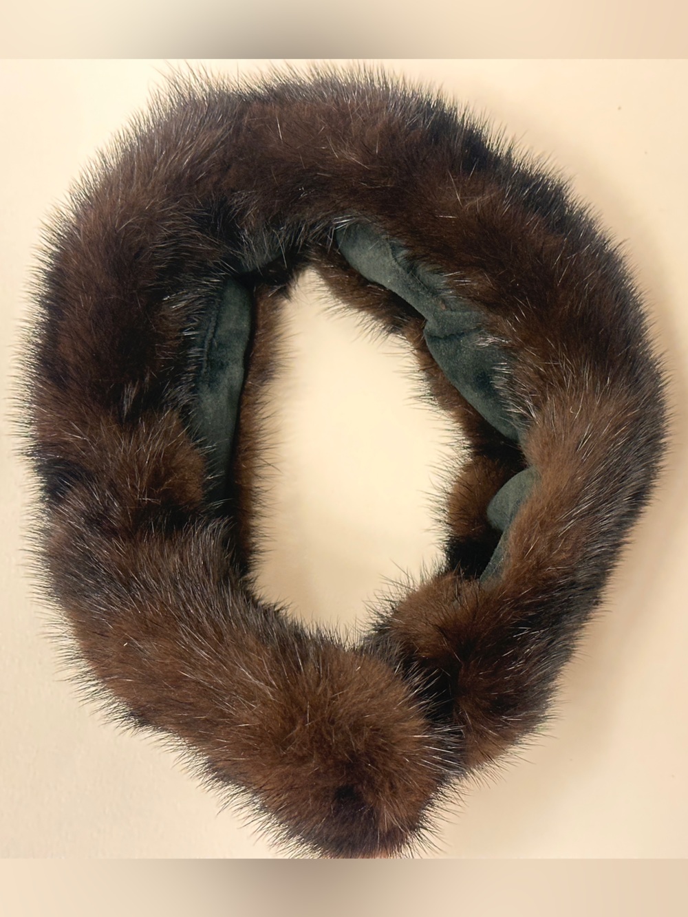 Real Mink Fur Collar or Headband - Women's Winter Accessory